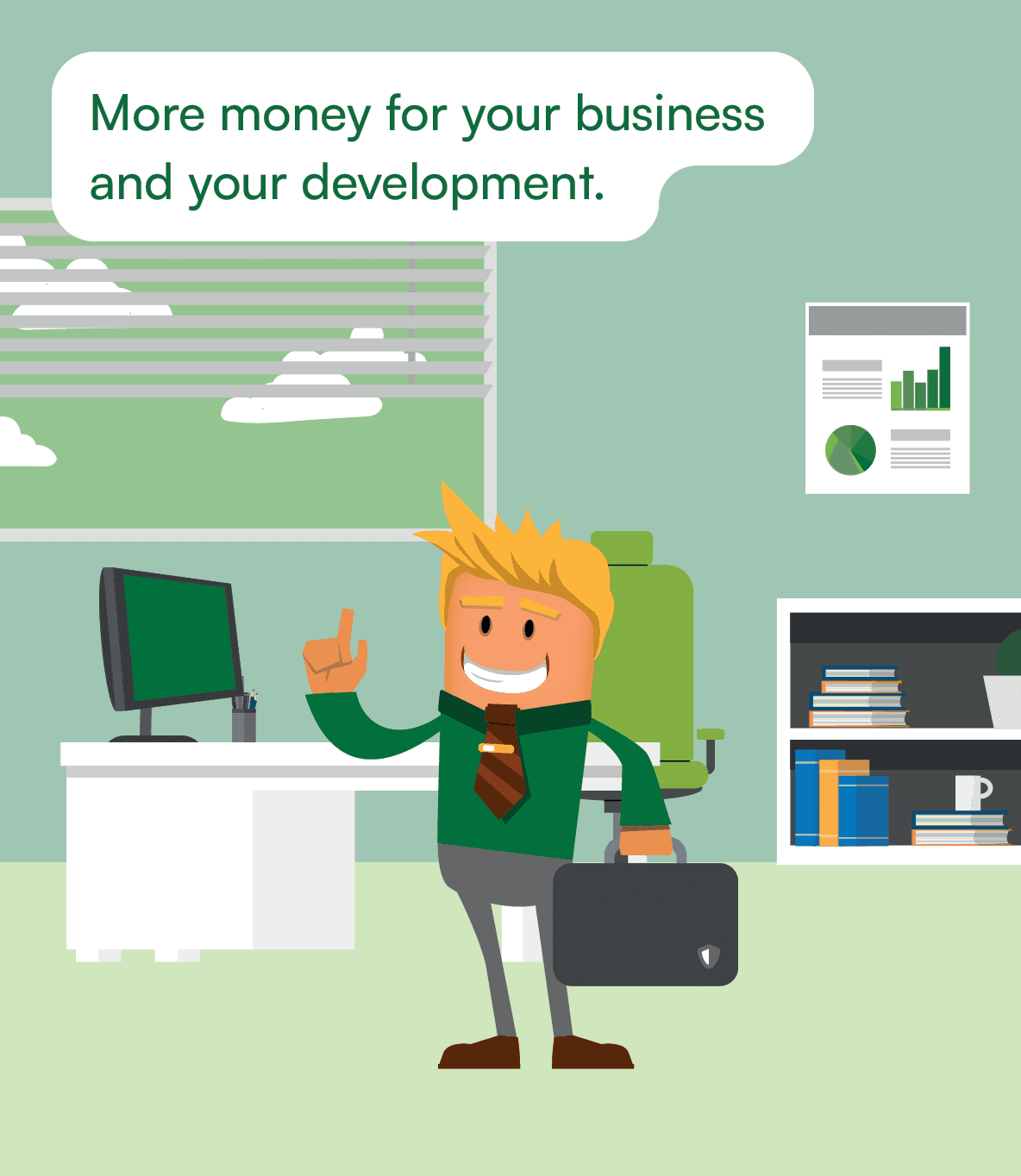 Rental deposit for companies